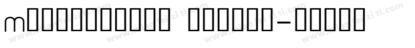 Macklinslab medium字体转换